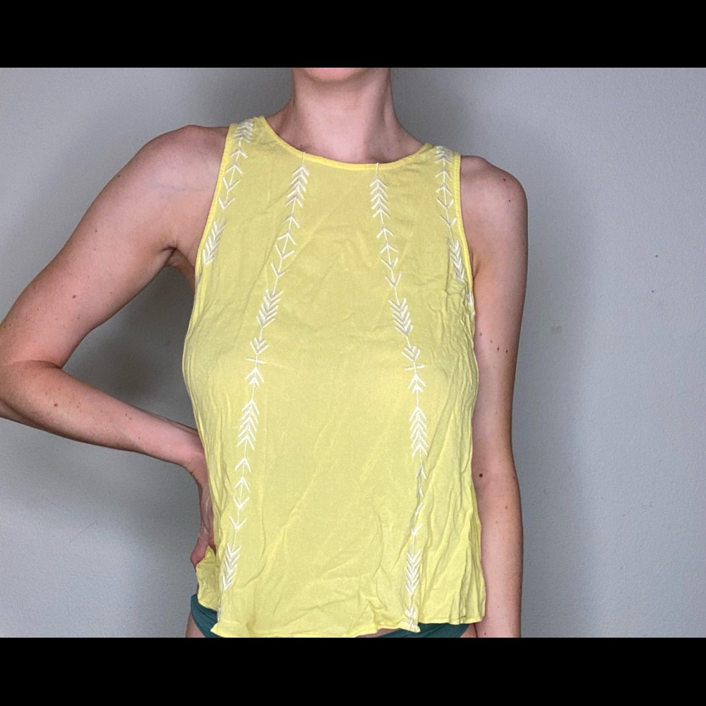 Guess Open Back Flowy Tank Top